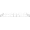 Dog Kennel Silver 484.4 ftÂ² Steel