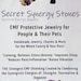 Calming Dog Charms EMF 5G Protection under 30 pounds Paw Print Chakra Crystals