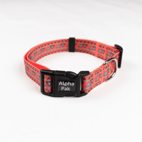 Natchez Pattern Dog Collar (Color: , size: Small 5/8in wide by 8)